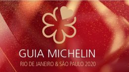 em vermelho, a logo do Guia Michelin Rio de Janeiro & São Pauo 2020