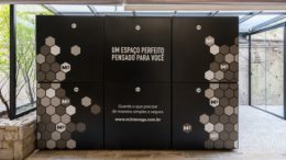 imagem de boxes de armazenamento da empresa na unidade da Vila Olimpia