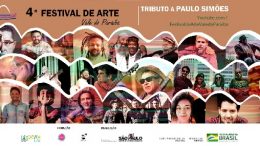 flyer do festival de artes Tributo a Paulo Simões