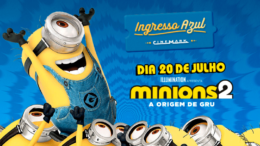 banner do filme Minions no Ingresso Azul