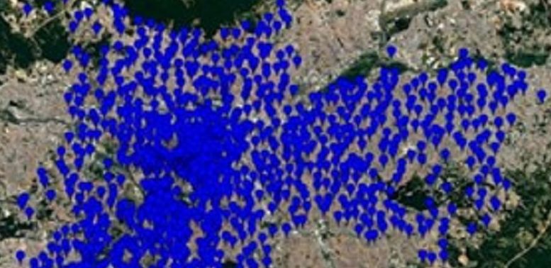 Mapa de cobertura 5G TIM em São Paulo, presente em todas as regiões