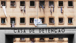 imagem da fachada do carandiru no dia do massacre