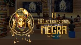 banner do evento expo internacional da consciencia negra