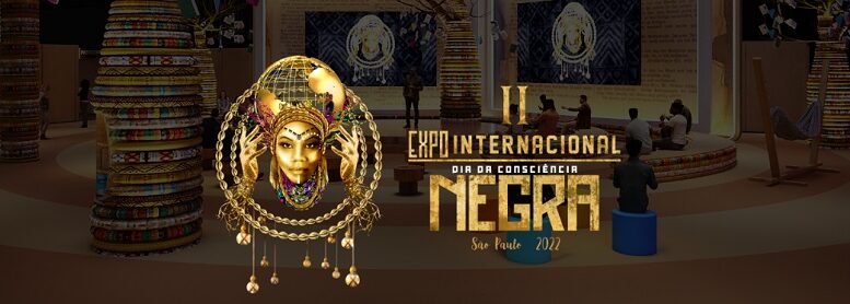 banner do evento expo internacional da consciencia negra