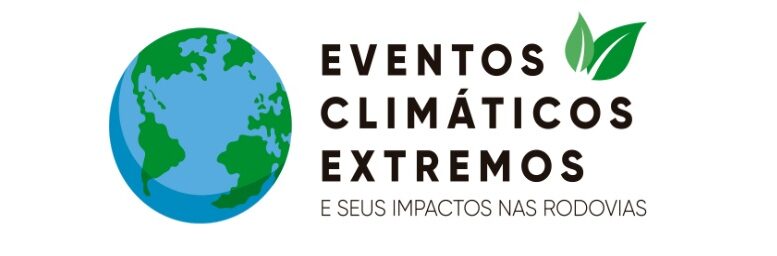 Logomarca do webinar Eventos Climáticos Extremos