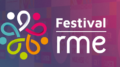 banner com o nome do festival e uma logo marca