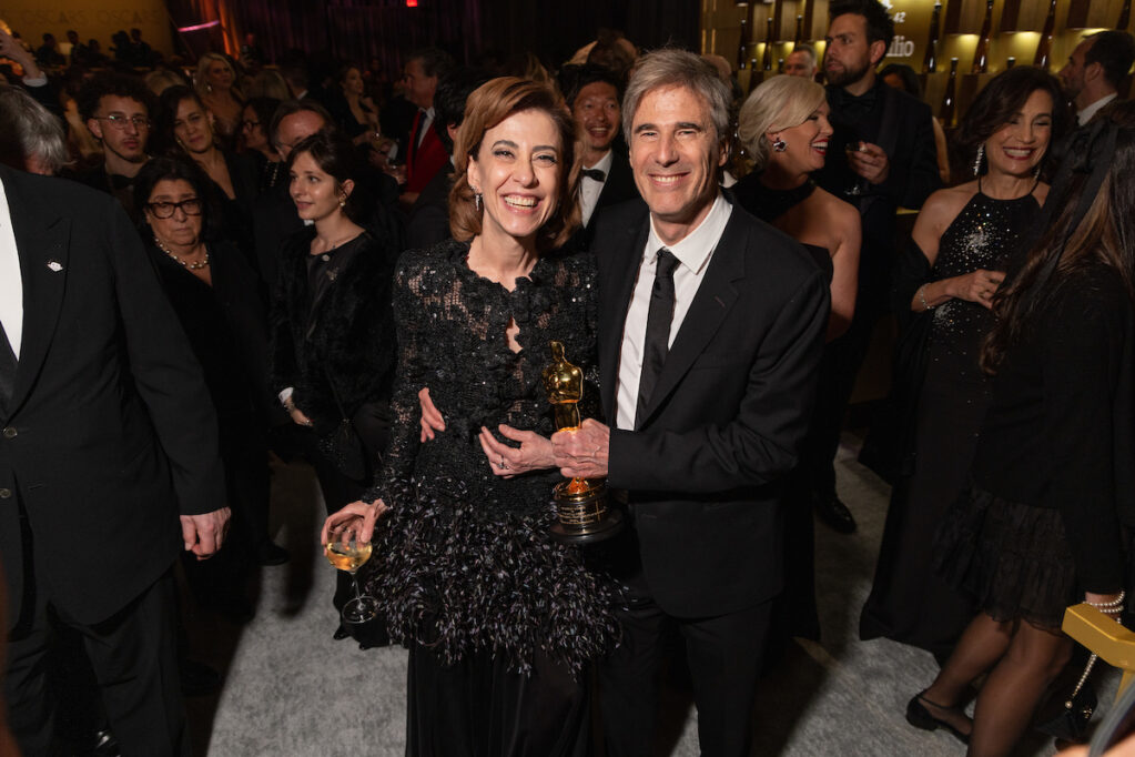 Fernanda Torres and Walter Salles no Governors Ball.