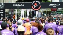 chegada de uma edição anterior da São Silvestre