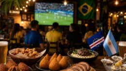 Promoção Especial – Cabo Verde x Argentina Boteco do Chula no Bar Filial Data: Sexta-feira (03.07) Promoção: Se Cabo Verde conquistar a classificação, as mesas abertas até às 16h30 pagarão apenas 10% do valor da conta. Regulamento: Limite de benefício de R$200 por pessoa. Local: Rua Fidalga, 254 – Vila Madalena – São Paulo/SP Entrada: Gratuita, sujeita à capacidade da casa. Operação: Soccer Hospitality.